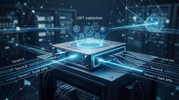 Editorial illustration for How Header-Based Routing and JWT Validation Secure Multi-Tenant SaaS APIs at the Gateway