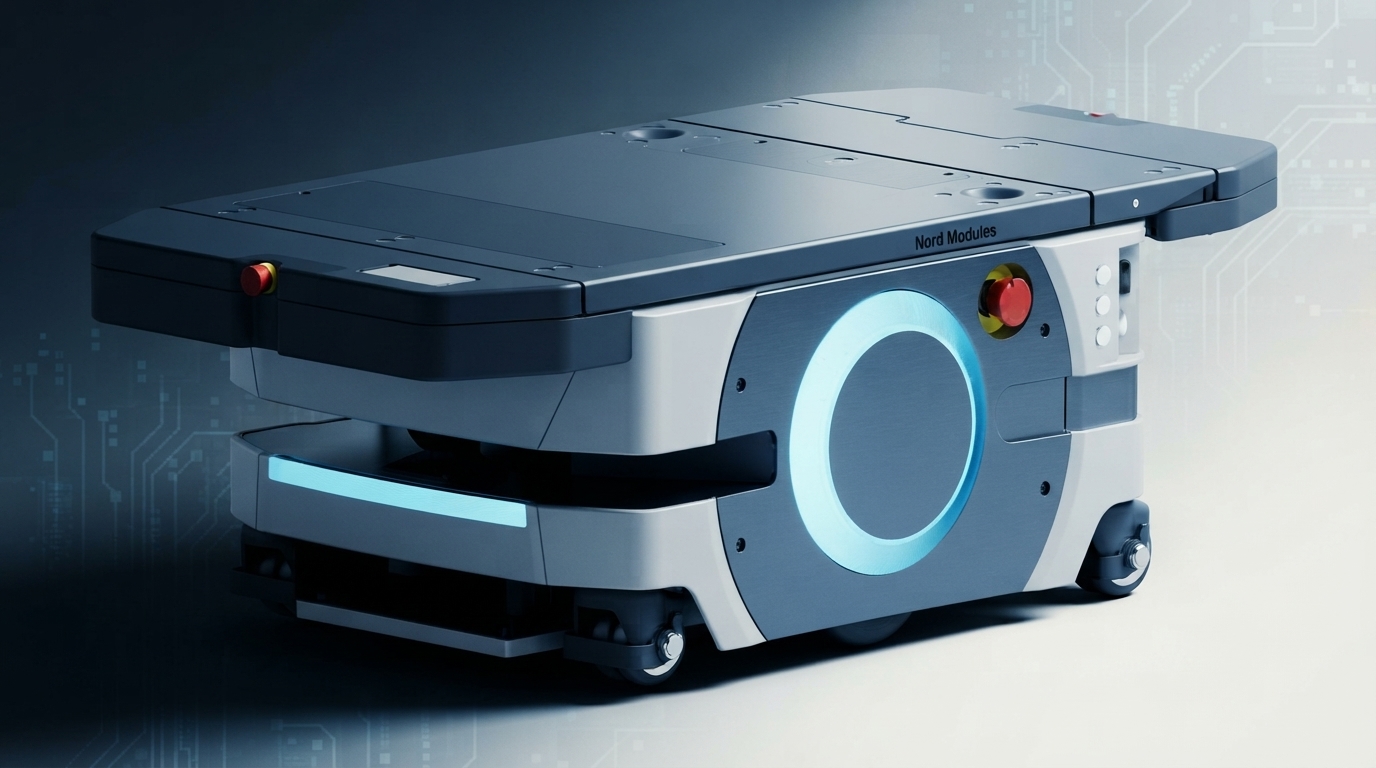 Editorial illustration for Omron Unveils Faster, Higher-Payload LD-150 and LD-300 Mobile Robots