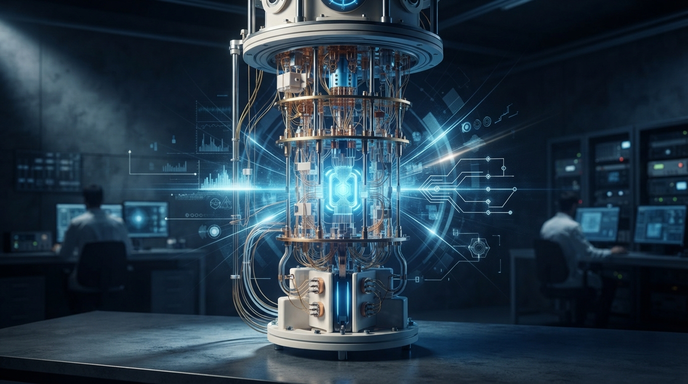 Editorial illustration for Roadrunner Quantum Lab Opens in Albuquerque, Anchoring New Mexico's Quantum Ecosystem